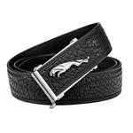 JAGUAR Кожаный ремень мужской, Black Wooden Box - фото 4