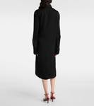 Платье-поло из джерси Jil Sander, черный - фото 3