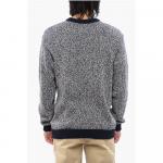 Меланжевый хлопковый джемпер с круглым вырезом Woolrich, Blue - фото 2