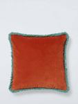 Подушка из бахромчатого бархата John Lewis, Sienna - фото