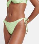Плавки-бикини Canary с завязками Melissa Odabash, Links Lime - фото 4