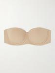 Бюстгальтер без бретелек подходит всем Skims, бежевый - фото