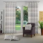 Штора Zirbello с петлями, 1 шт. Wirth, Rosé - фото