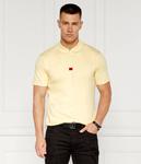 Поло мужское Hugo с воротником на молнии, желтый - фото 3