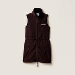 Флисовое платье MIU MIU, черный - фото