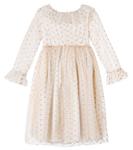 Платье из тюля с декором от Junya Bonpoint, Upb Or - фото 3