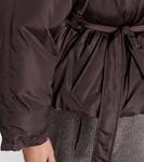 Куртка-пуховик с капюшоном и поясом Magda Butrym, Brown - фото 5