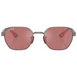 Солнцезащитные очки rb3794m scuderia ferrari collection полированные, цвета оружейного металла, хромированные, фиолетовые, серебристые, полярные - 54 Ray Ban - фото 4