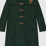 Детское пальто Gucci, зеленый - фото 6