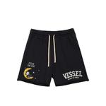 VESSEL Повседневные шорты унисекс черные XVESSEL - фото