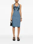 Платье миди с открытой спиной COPERNI, синий - фото 2