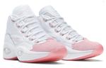 Кроссовки question mid 'pink toe' Reebok, розовый - фото 3