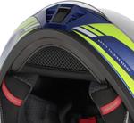 Шлем Acerbis x-way graphic, Blue/Yellow - фото 2