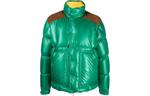 Пуховик мужской зеленый Moncler - фото