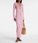 Ламе платье миди Missoni, Pink/White - фото 2