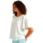 Футболка Roxy Time For Palm Tree, белый - фото 3