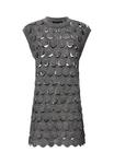Платье AllSaints IRIS DRESS, Gunmetal Grey/Grey - фото 7
