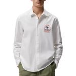 ZARA Мужская белая рубашка - фото 5