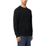 Джемпер Nike Life Cable-Knit 'Black' - фото 3