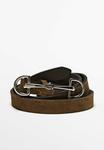 Ремень Massimo Dutti Belt, Mottled Brown - фото 2