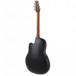 Акустическая гитара Applause E-Acoustic Guitar AB28-5S, CS, Super Shallow Cutaway, Black Satin - фото 2