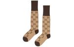 Фирменные носки Gg Signature GUCCI, 1 упаковка (Умбра) - фото