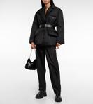 Редакция 2005 Маленькая сумка через плечо Prada, Nero+Bianco  - фото 5