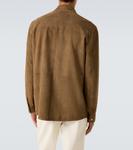 Замшевая рубашка-оверсайз Canali - фото 4