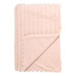 Уютное одеяло 140/200 см, кремовый - фото