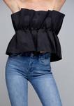 Топ-труба Nina Ruffle в черном цвете Cloud Ten, черный - фото 2
