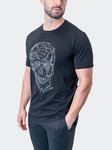 Футболка ScribbleSkull черная MACEOO - фото 2