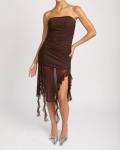 Платье Dance The Night коричневого цвета Emory Park - фото