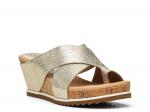 Сандалии Donald Pliner Sisu Wedge Sandal, Platino - фото