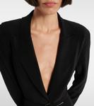 Платье с расклешенным подолом Norma Kamali, черный - фото 4