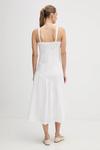 Льняное платье DKNY, белый - фото 3