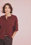 Кардиган NA-KD SHORT SLEEVE, Burgundy/Bordeaux - фото 2