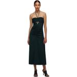 Платье миди с вырезами и сборками Self-portrait, зеленый - фото 6