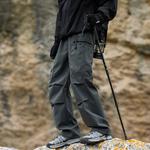 Ветрозащитные брюки Unisex RAP PANDA, Обсидиановый черный (с флисовой подкладкой) - фото 7