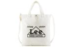 Lee Хлопковая сумка-шопер из пэчворка, Ecru - фото