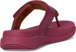 Сандалии FitFlop F-Mode Go Adjustable Flatform Toe-Post Sandals, цвет Ruby - фото 5