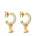 LV Знаковые серьги Louis Vuitton, золотой - фото 2