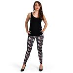 Леггинсы Bambi - Thumper Flower Power черный - фото 2