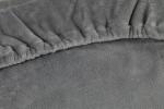 Простыня Zollner антрацит, 140/200 см - фото 5