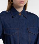 Джинсовое платье миди Zimmermann, Ink - фото 4