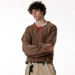 C2H4 Свитер унисекс темно-коричневый - фото 3