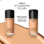 Матовая основа под макияж Studio Fix Fluid Spf 15 Mac Cosmetics, NC13 - фото 6