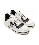 Кроссовки женские Pinko Мэнди кожаные с логотипом бренда, белый - фото 3