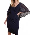 Элегантное облегающее платье в полуночном цвете Joseph Ribkoff, Midnight - фото