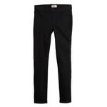 Джеггинсы без застежки SO для девочек 7–18 лет обычного и большого размера, цвет Black Luxe - фото