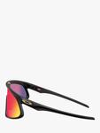 OO9484D Unisex солнцезащитные очки Wrap Oakley, Matte Black/Mirror Multi - фото 3
